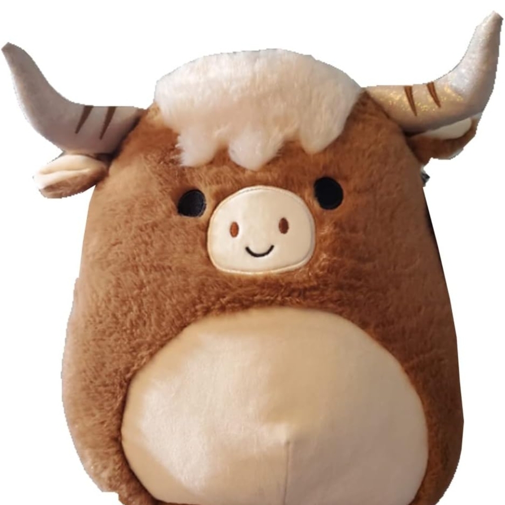 Squishmallows Brown and Cream Stuffed Animal